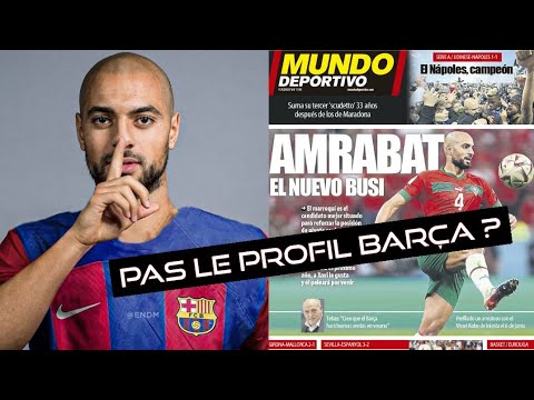AMRABAT AU BARÇA POUR 25M€ ?