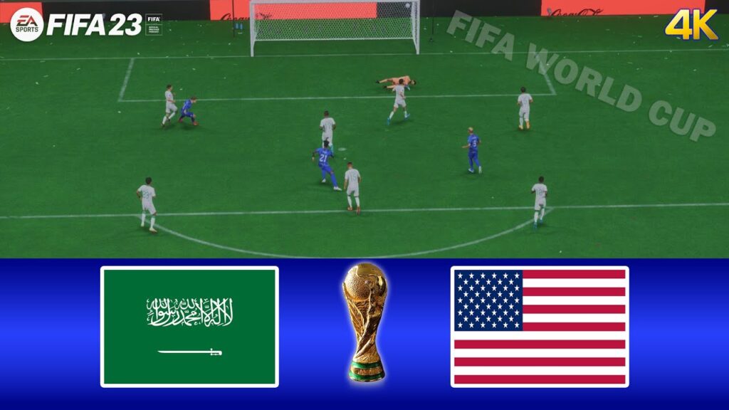 SAUDI ARABIA vs USA | FIFA World Cup Final - Full Match | FIFA 23 Next Gen Gameplay PC 4K