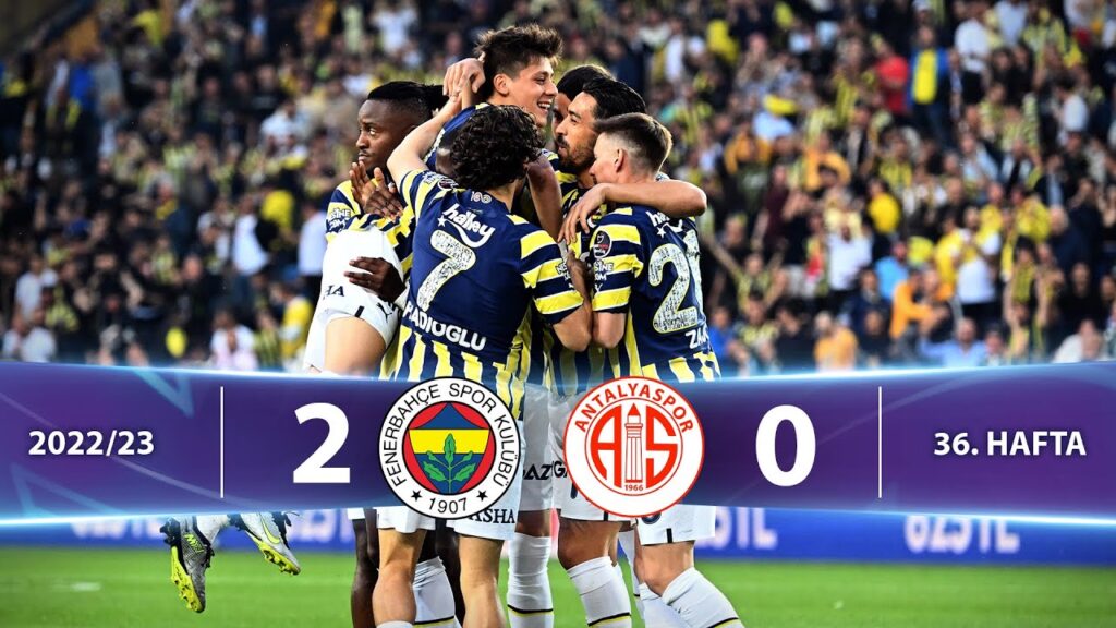 Fenerbahçe (2-0) Fraport TAV Antalyaspor - Highlights/Özet | Spor Toto Süper Lig - 2022/23
