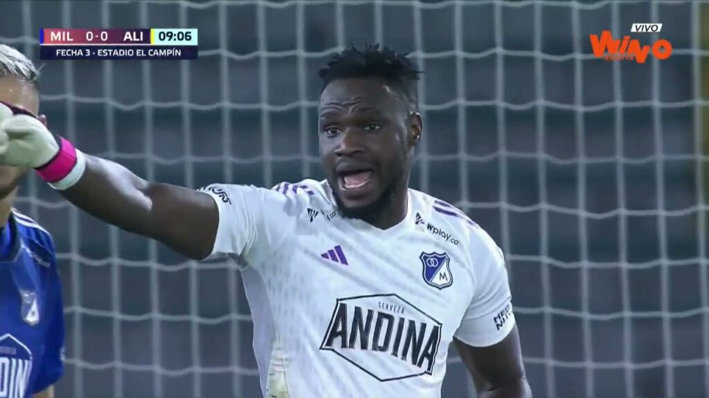 Juan Moreno y una atajada de lujo en el Millonarios vs Alianza Petrolera