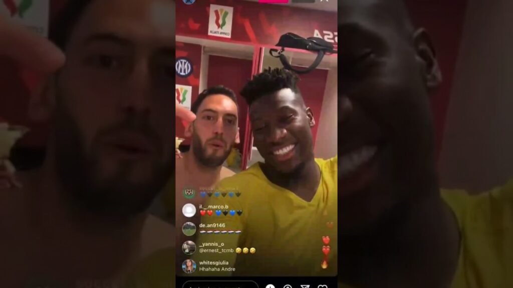 Onana, Calhanoglu, Dumfries e Dimarco si scatenano cantando in napoletano