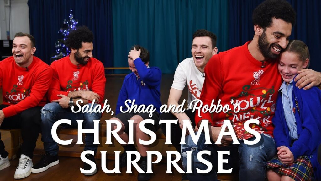 Salah, Shaqiri and Robbo's festive surprise for local school pupils | PRICELESS REACTIONS