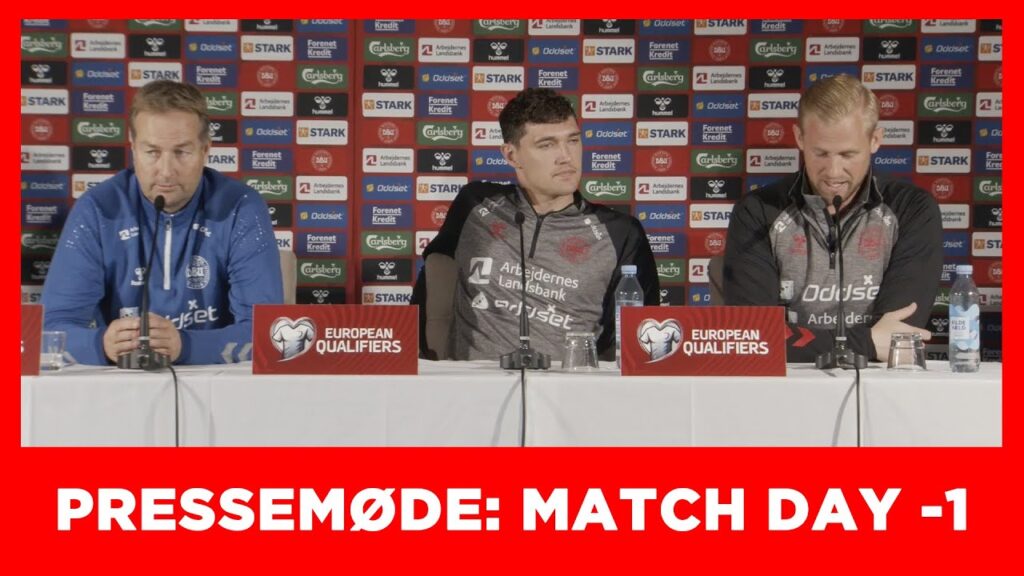 Hele pressemødet: Schmeichel, AC og Hjulmand - VM billetten skal i hus mod Østrig