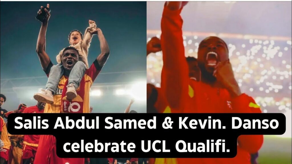Video: Salis Abdul Samed and Austrian/Ghanaian Kevin Danso celebrate champions League Qualifier🎥🇬🇭🇦🇹