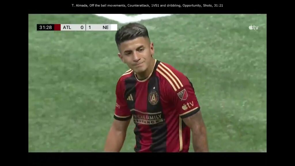 Thiago Almada |  Atlanta United vs New England 2023-06-01 Match Highlight | Every Touch