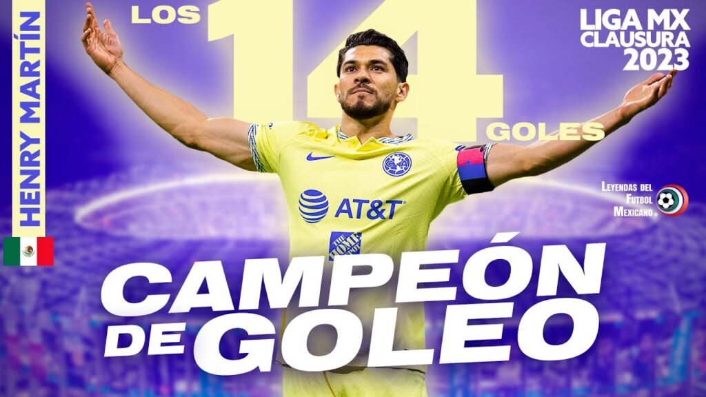 Los 14 GOLES de HENRY MARTÍN campeón de goleo CLAUSURA 2023 ⚽⚽⚽ Por fin lo gana un MEXICANO 🥵