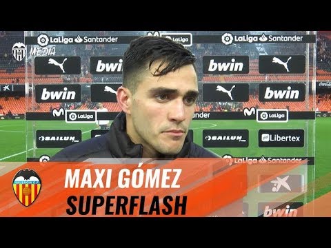 MAXI GÓMEZ VALORA LA VICTORIA DEL VALENCIA CF ANTE EL FC BARCELONA (2-0)