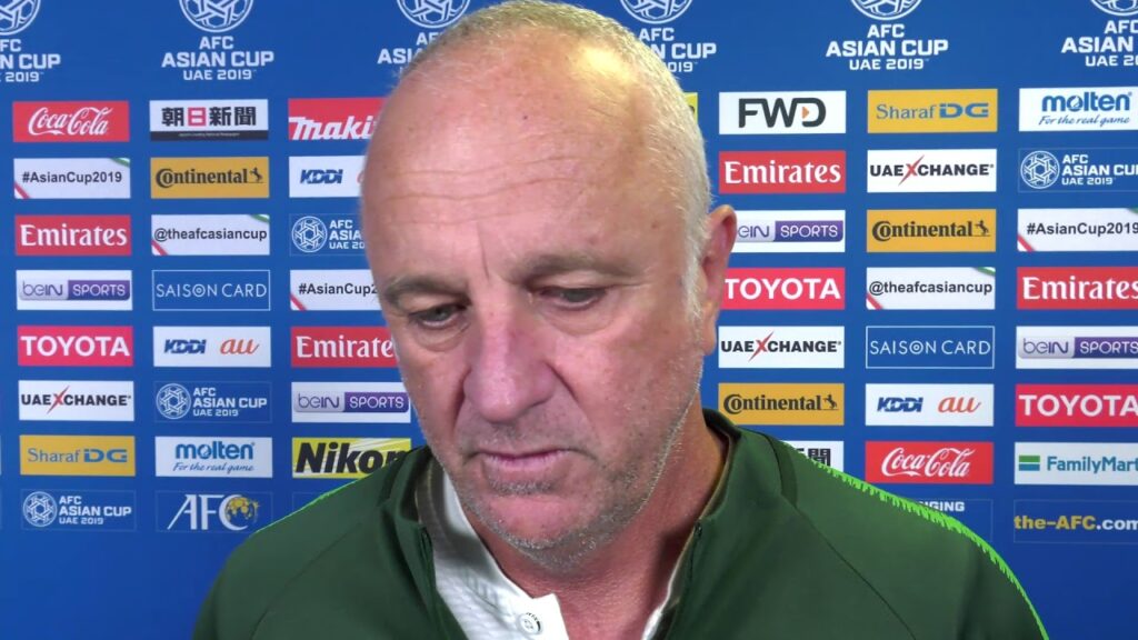 Quarter-finals: Australia's Graham Arnold pre-match mixed zone interview