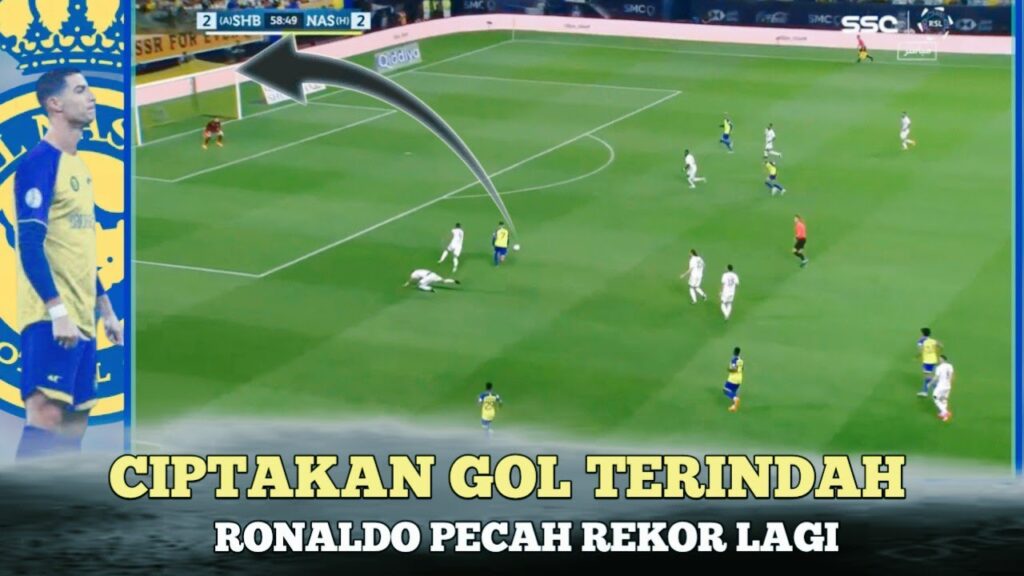 RONALDO RAJANYA COMBACK CIPTAKAN GOL SENSASIONAL AL NASSR VS AL SHABAB