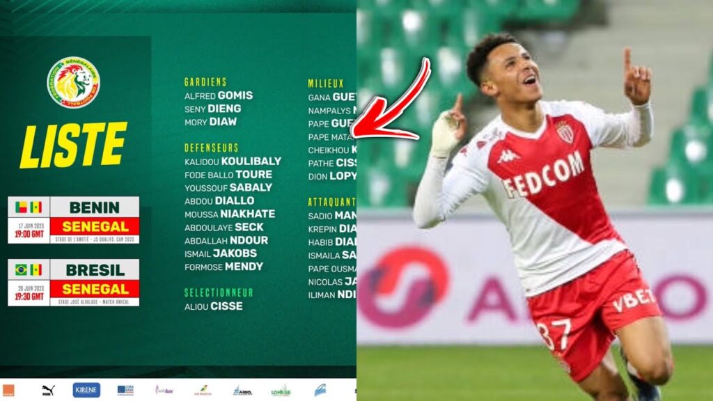 Voici la liste de Aliou Cissé Sénégal vs Brésil, Sofiane Diop zappe