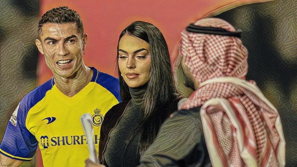 Cristiano Ronaldo Celebrates His New Club Al-Nasr's Goal In The Stands👏