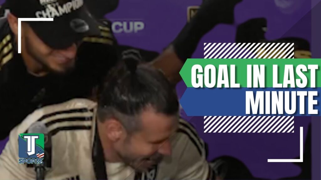 Gareth Bale REACTS after WINNING his FIRST MLS Cup with LAFC