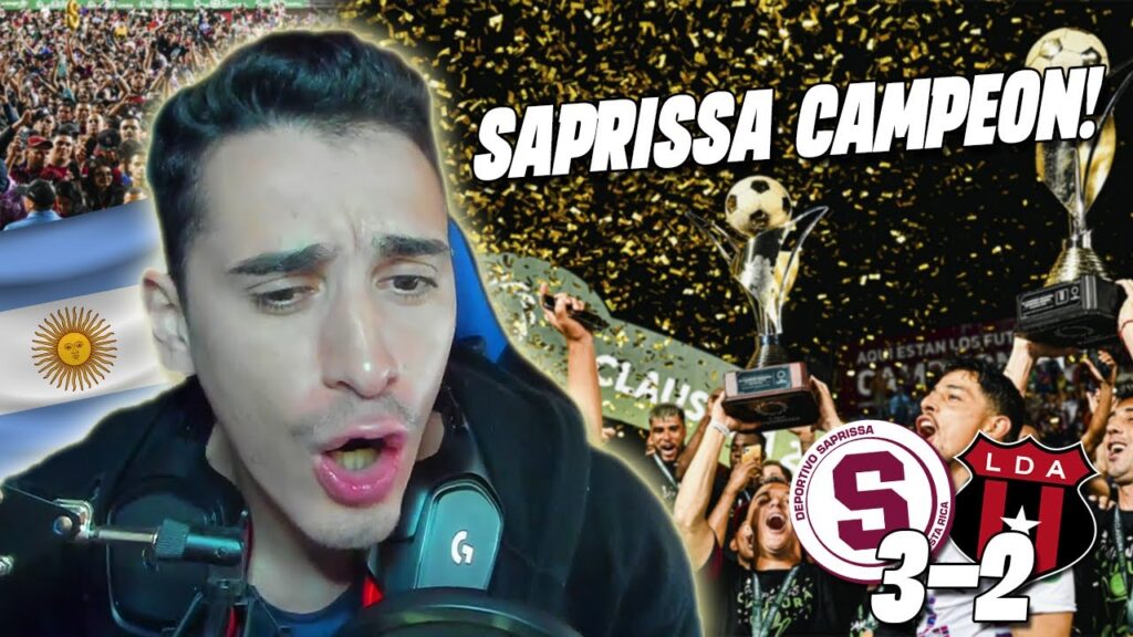 🇦🇷😱 ARGENTINO REACCIONA a SAPRISSA 3-2 LDA | Final - Liga de Costa Rica 🏆