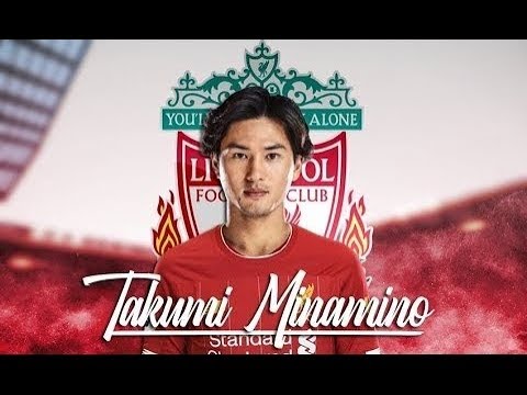 TAKUMI MINAMINO, WELCOME TO LIVERPOOL FC - RED GLASSES 13.12.2019