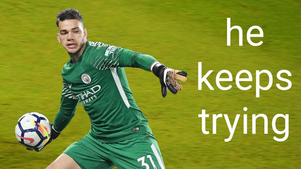 Ederson keeps trying to assist his teammates...
