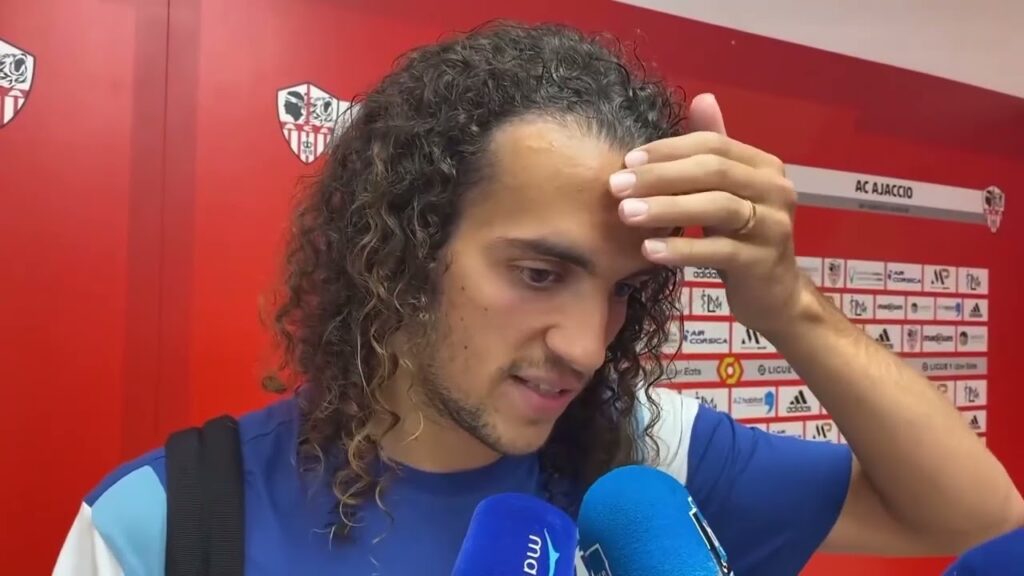 Matteo Guendouzi après la défaite contre Ajaccio #acaom @Kaboum13 #om