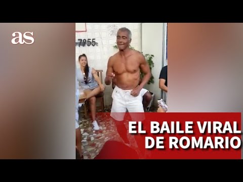 Romario arrasa en redes por su forma física a sus 55 años con este curioso baile