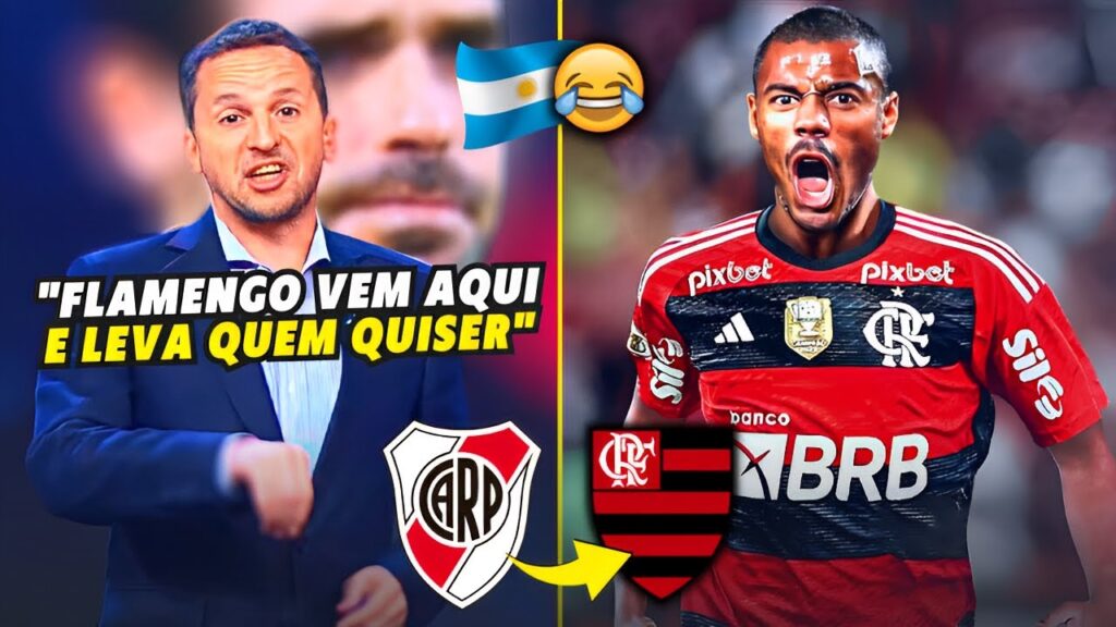 TV ARGENTINA CHATEADA COM FLAMENGO NEGOCIAR COM O DE LA CRUZ