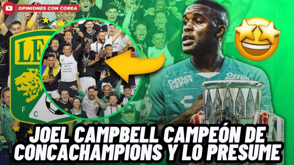 JOEL CAMPBELL GANA LA CONCACHAMPIONS CON LEÓN Y ASÍ PRESUME SU MEDALLA😱