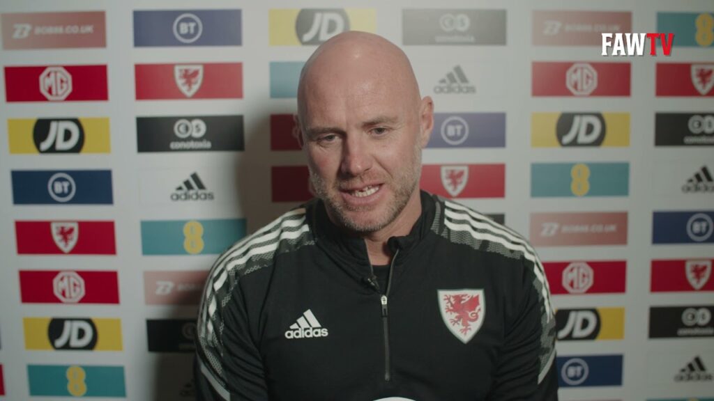 Cymru v Belgium Rob Page press conference