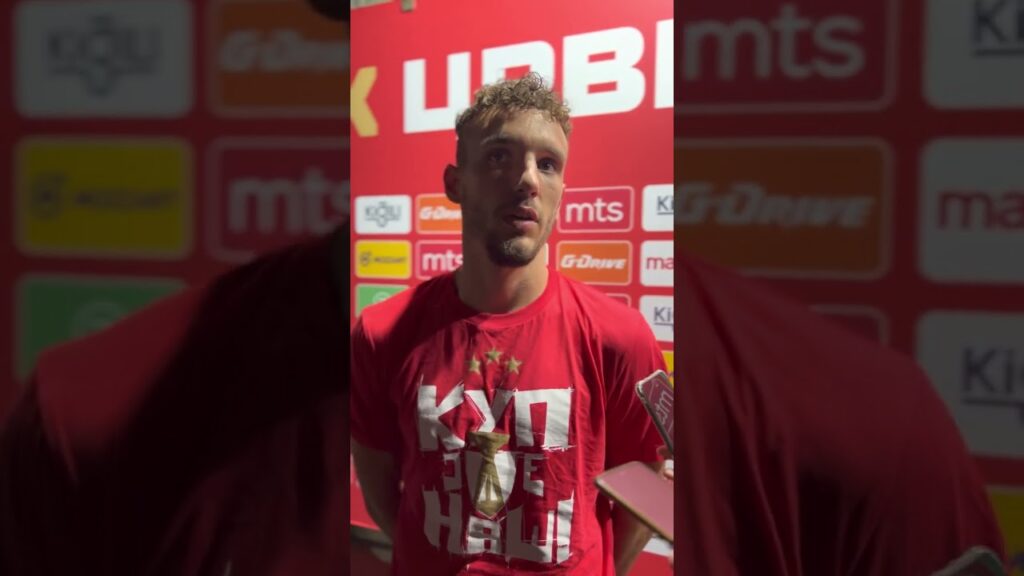 "6/6 u Zvezdi, voleo bih da igram Ligu šampiona!" Strahinja Eraković zadovoljan posle osvajanja Kupa