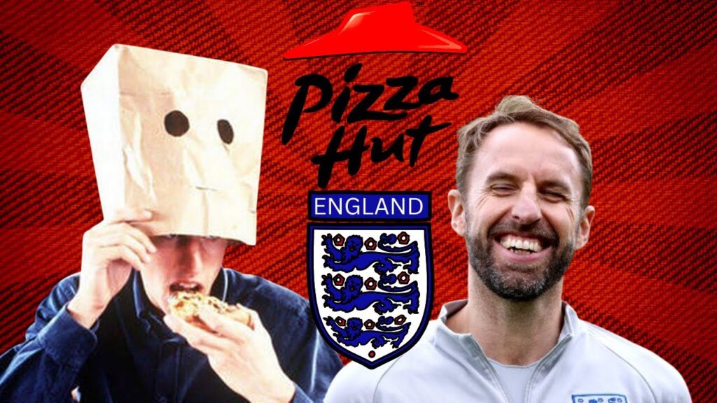 Gareth Southgate PIZZA HUT advert 1996!  🤣 #england #worldcup #footballshorts