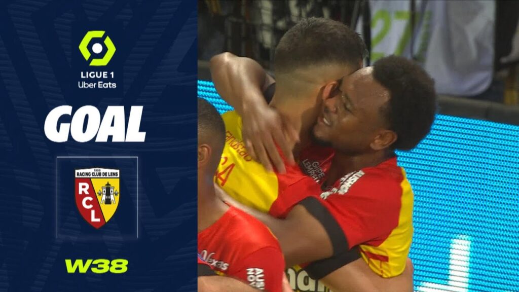 Goal Ikoma-Loïs OPENDA (78' - RCL) AJ AUXERRE - RC LENS (1-3) 22/23