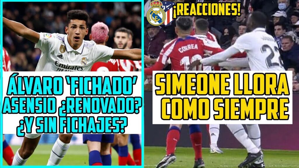 SIMEONE Y EL ATLÉTICO LLORAN POR LA “JUSTA” EXPULSIÓN DE CORREA Y EL FICHAJE ES ÁLVARO RODRÍGUEZ SIMEONE Y EL ATLÉTICO LLORAN POR LA “JUSTA” EXPULSIÓN DE CORREA Y EL FICHAJE ES ÁLVARO RODRÍGUEZ