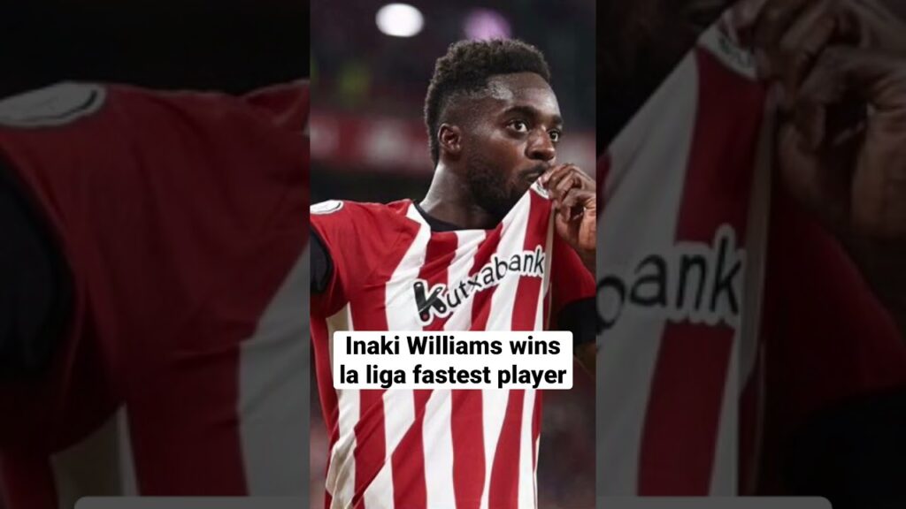 Inaki Williams win fastest player award #shorts #football