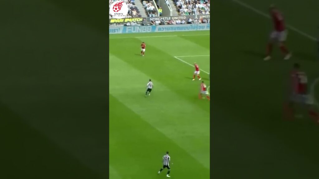 Attempt blocked  Kieran Trippier Newcastle right footed shot from outside the box is blocked #shorts