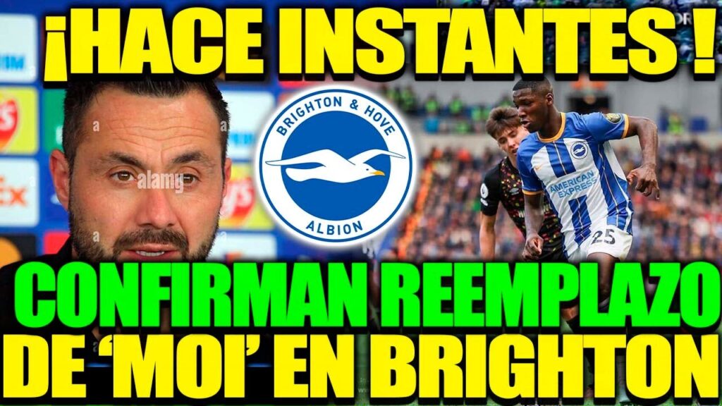 ¡LO ULTIMO! CONFIRMAN REEMPLAZO DE MOISES CAICEDO EN BRIGHTON HACE INSTANTES FABRIZIO ROMANO ¡LO ULTIMO! CONFIRMAN REEMPLAZO DE MOISES CAICEDO EN BRIGHTON HACE INSTANTES FABRIZIO ROMANO