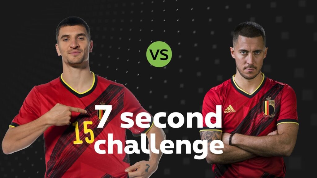 (FR) 7 Second Challenge: Thomas Meunier 🆚 Eden Hazard