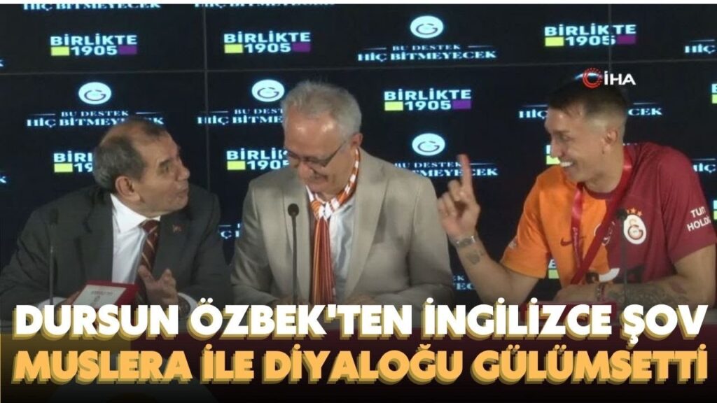 Dursun Özbek'ten İngilizce şov | Muslera ile diyaloğu gülümsetti