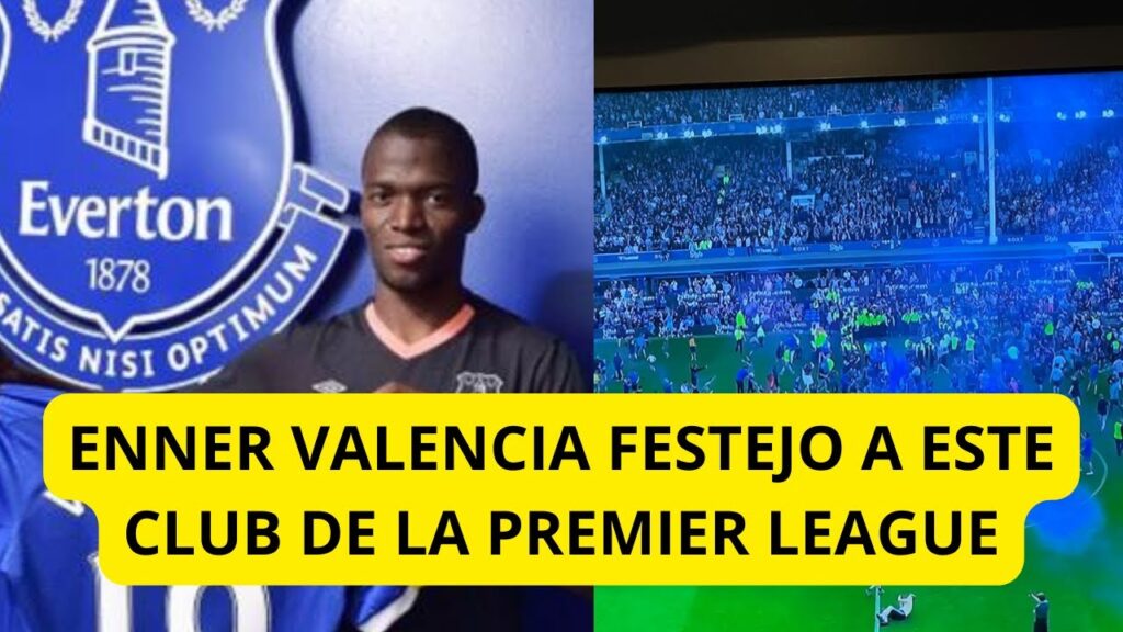 ENNER VALENCIA FESTEJO LA PERMANENCIA DE ESTE CLUB DE LA PREMIER LEAGUE DESDE TURQUIA