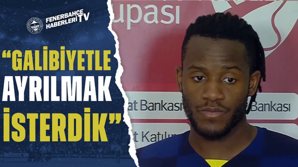 Michy Batshuayi: "Galibiyetle Ayrılmak İsterdik!" (Sivasspor 0-0 Fenerbahçe)