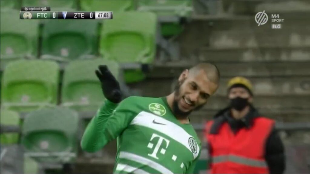 Aïssa Laïdouni vezetést megszerző gólja a ZTE ellen