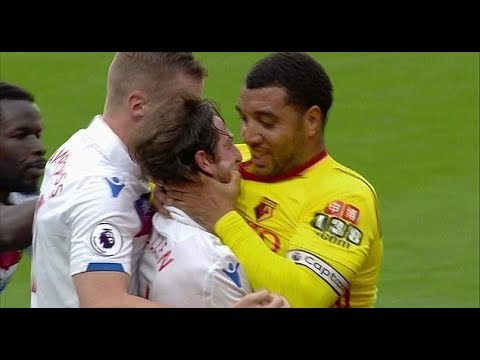 Troy Deeney vs Joe Allen - How did striker stay on pitch