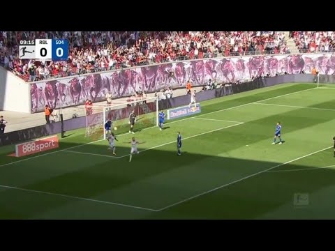 RB Leipzig vs FC Schalke 4-2 Konrad Laimer, Yussuf Poulsen & Christopher Nkunku score in win