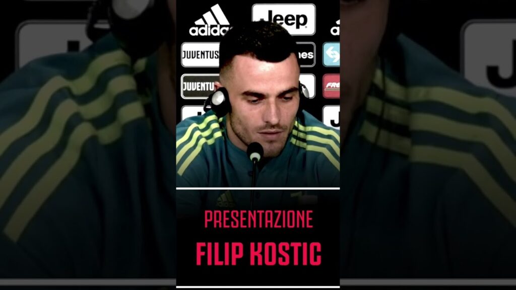 Presentazione Filip Kostic: "Vlahovic mi ha parlato della Juventus..." #shorts