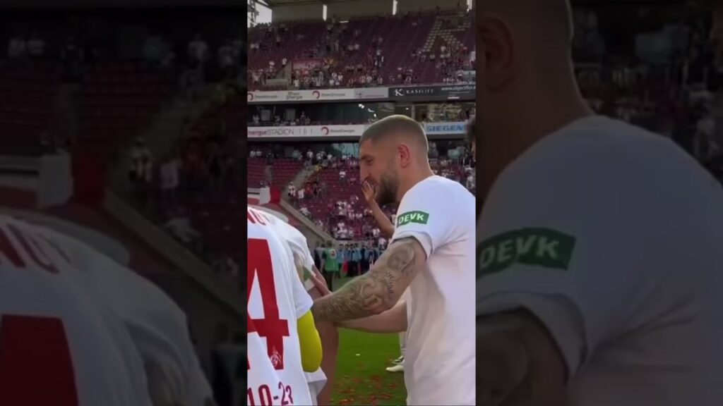 Danke für alles Ellyes Skhiri🫶🏻Wir werden dich vermissen ❤️🤍🐐 #bundesliga #fußball #fans #köln