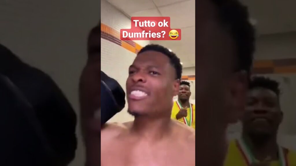 Tutto ok Dumfries? 😂 #inter #calcio #coppaitalia #fiorentinainter