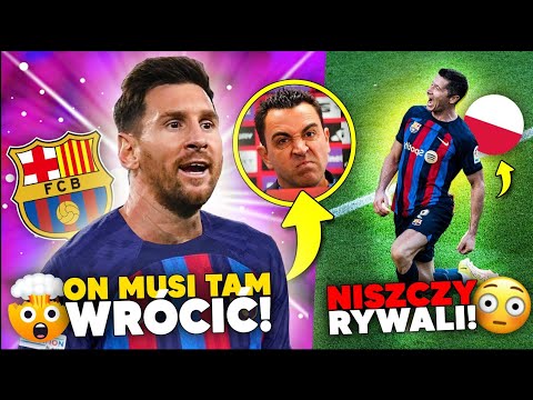 WOW! Messi BOI SIĘ POWROTU do FC Barcelony! Lewandowski NISZCZY RYWALI! WOW! Messi BOI SIĘ POWROTU do FC Barcelony! Lewandowski NISZCZY RYWALI!