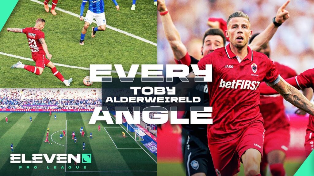 Sit back, relax and enjoy Toby ALDERWEIRELD'S ROCKET 🚀🏆 EVERY ANGLE - Jupiler Pro League