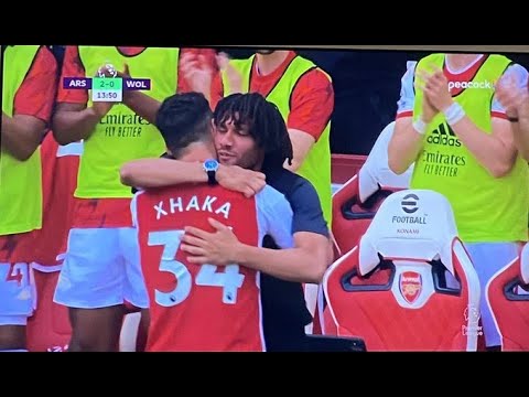 Granit Xhaka leaves the Emirates pitch 😭❤️|| He says goodbye 😭❤️ || It is Became True😭❤️