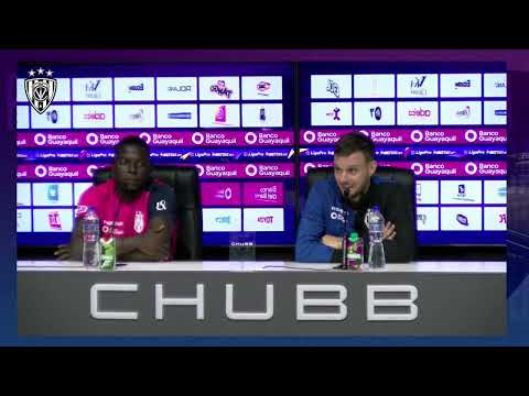 Rueda Prensa | Moisés Ramiréz - Jugador de IDV y Martin Anselmi D.T. de IDV