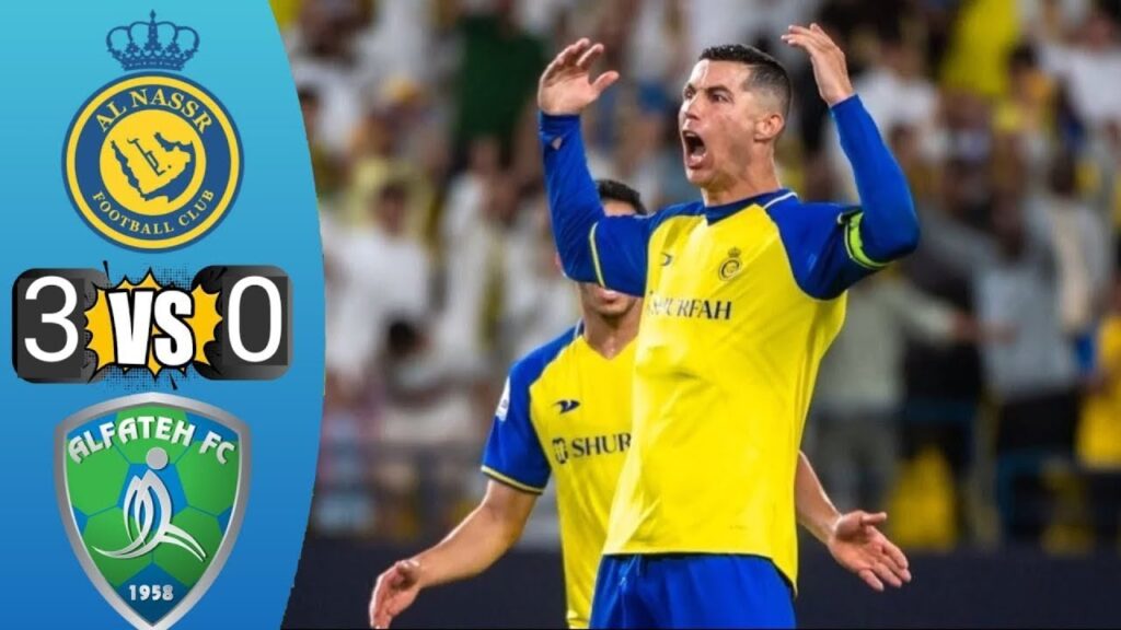 Al Nassr Vs Al fateh 3 - 0 All Goals  Highlights 2023 ronaldo match today