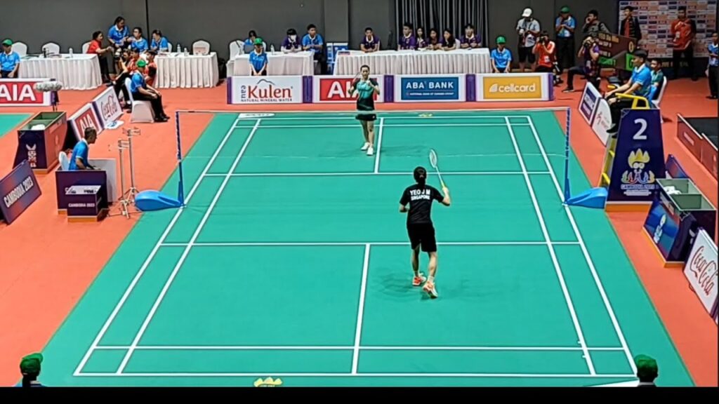 Cầu lông  | Thùy Linh(VIE)  vs  Yeo Jia Min(SGP)  | Đồng đội nữ Seagame 32.