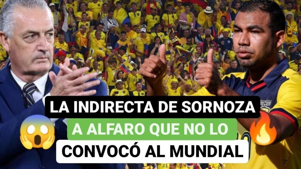 🫢La indirecta de Junior Sornoza a Gustavo Alfaro que no lo convocó al Mundial🧐