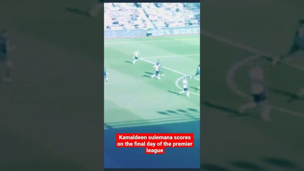 Kamaldeen Sulemana scores against Liverpool on the final day of premier league
