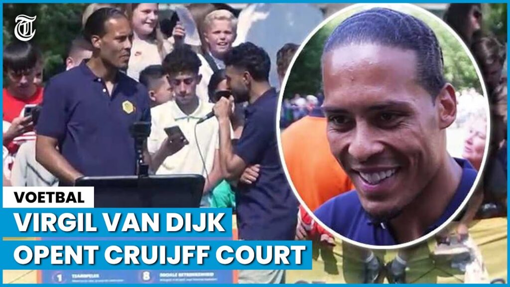 Hilariteit om vraag aan Virgil van Dijk: 'Deze vraag moest je stellen hè?'